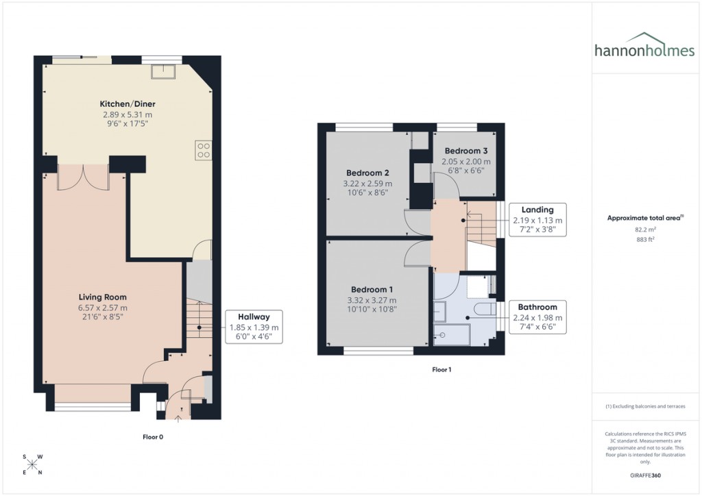 Floorplans For Bembridge Drive, Bolton