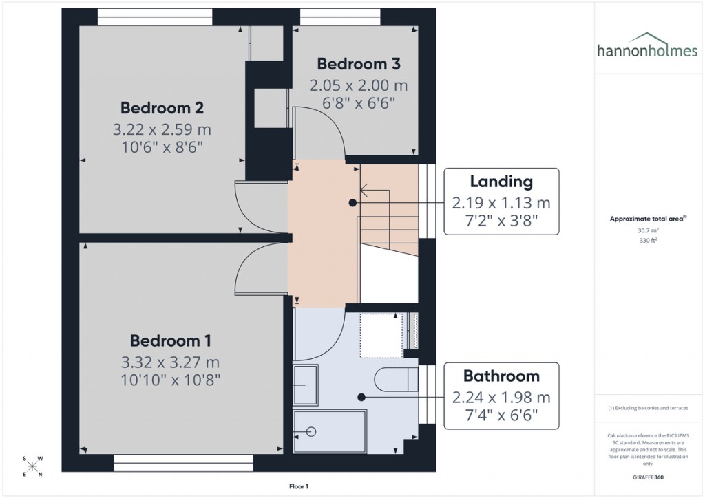 Floorplans For Bembridge Drive, Bolton