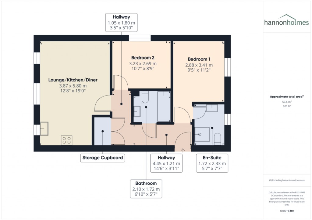 Floorplans For Fletcher Court, Radcliffe, Manchester