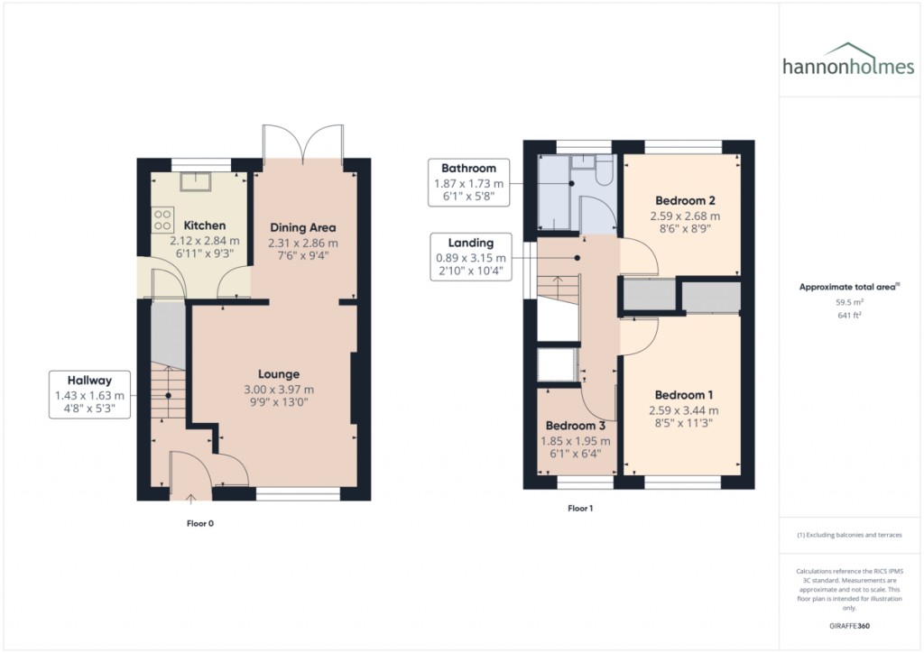 Floorplans For Seddon Street, Little Lever, Bolton