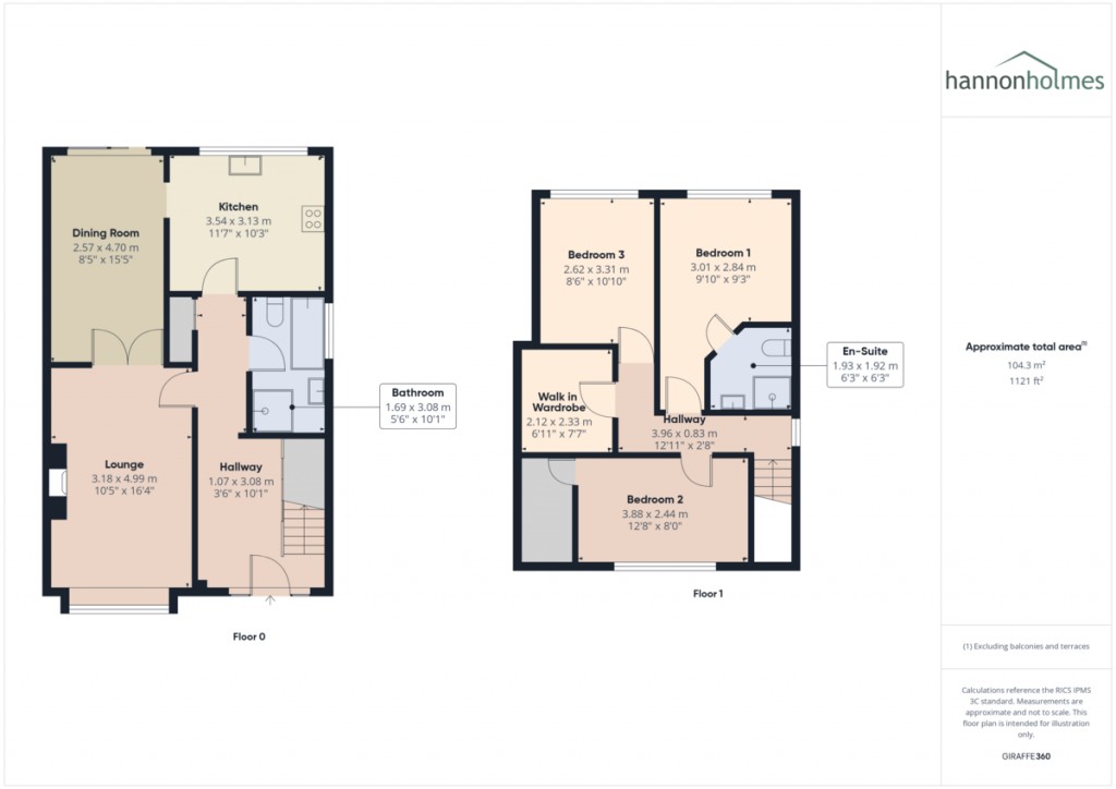 Floorplans For Heaton Avenue, Little Lever, Bolton