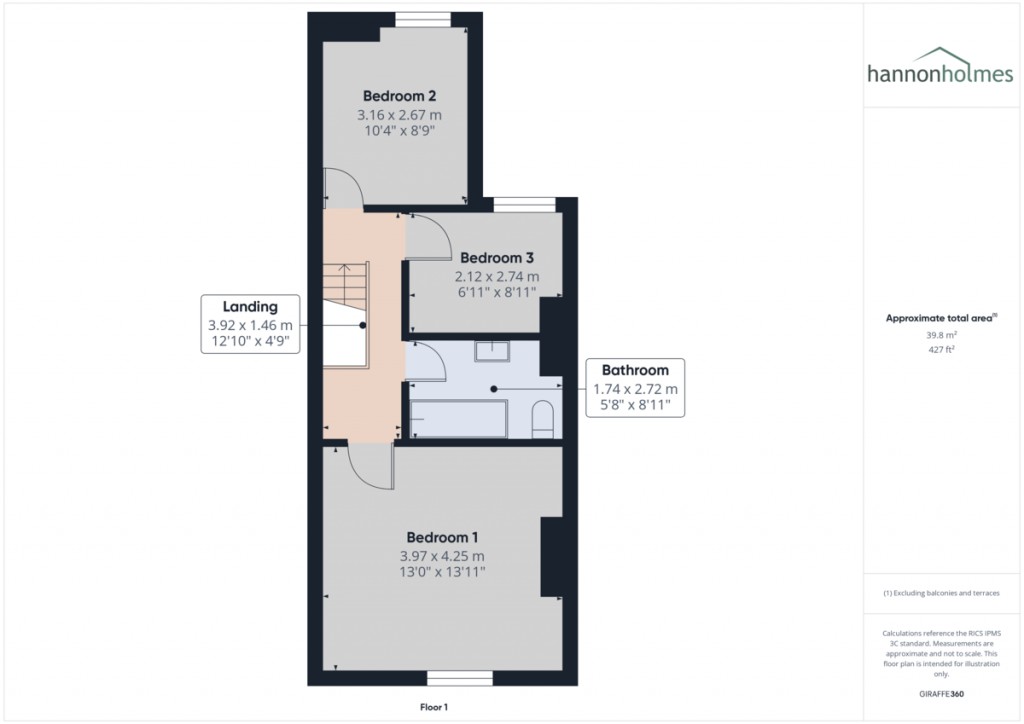 Floorplans For Moorside Road, Swinton, Manchester