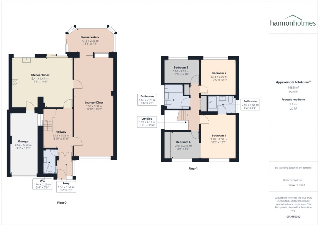 Floorplans For Hartwell Close, Bolton