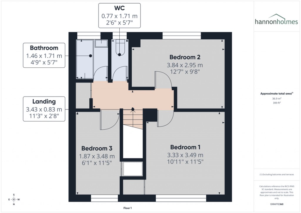 Floorplans For Fifth Avenue, Little Lever, Bolton