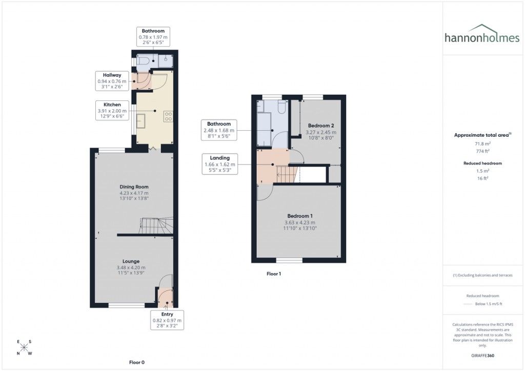 Floorplans For Marion Street, Bolton