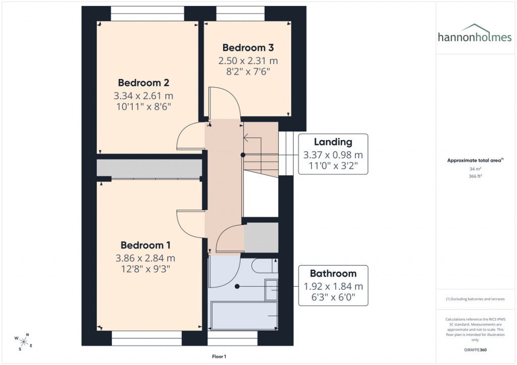 Floorplans For Suffolk Close, Little Lever, Bolton