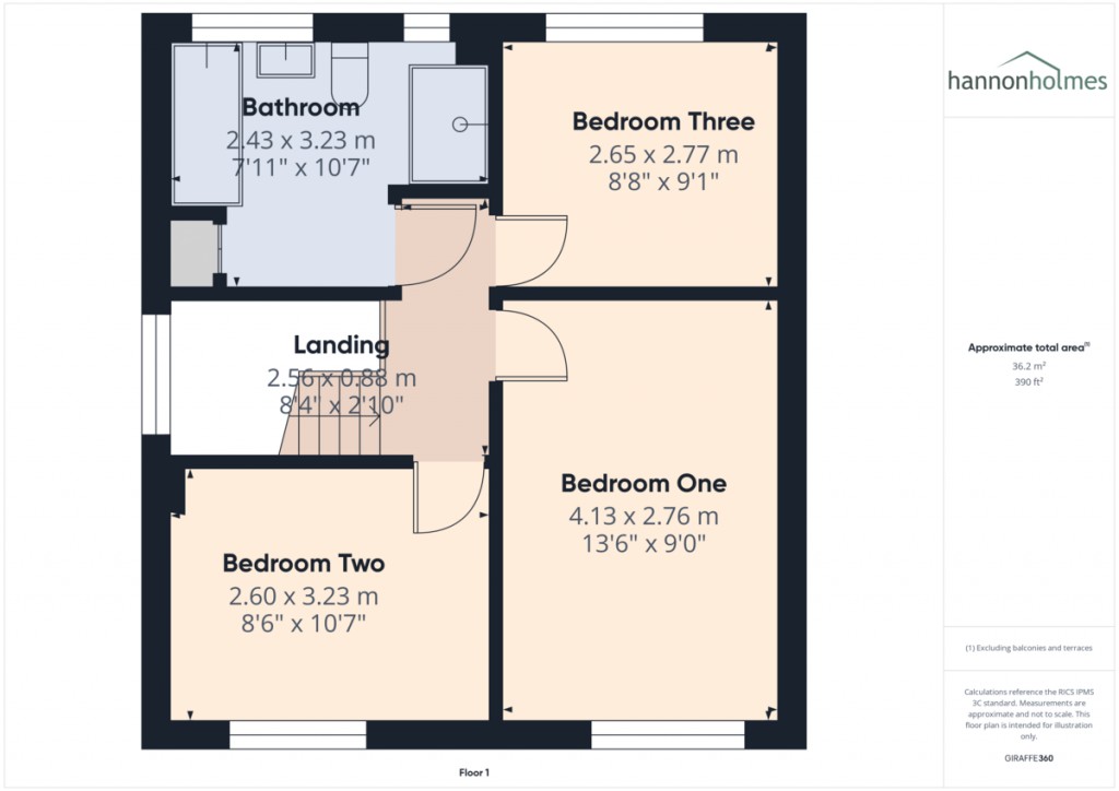 Floorplans For Lancaster Drive, Little Lever, Bolton