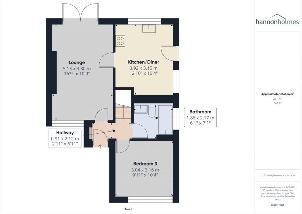 Floorplans For Duxbury Avenue, Little Lever, Bolton