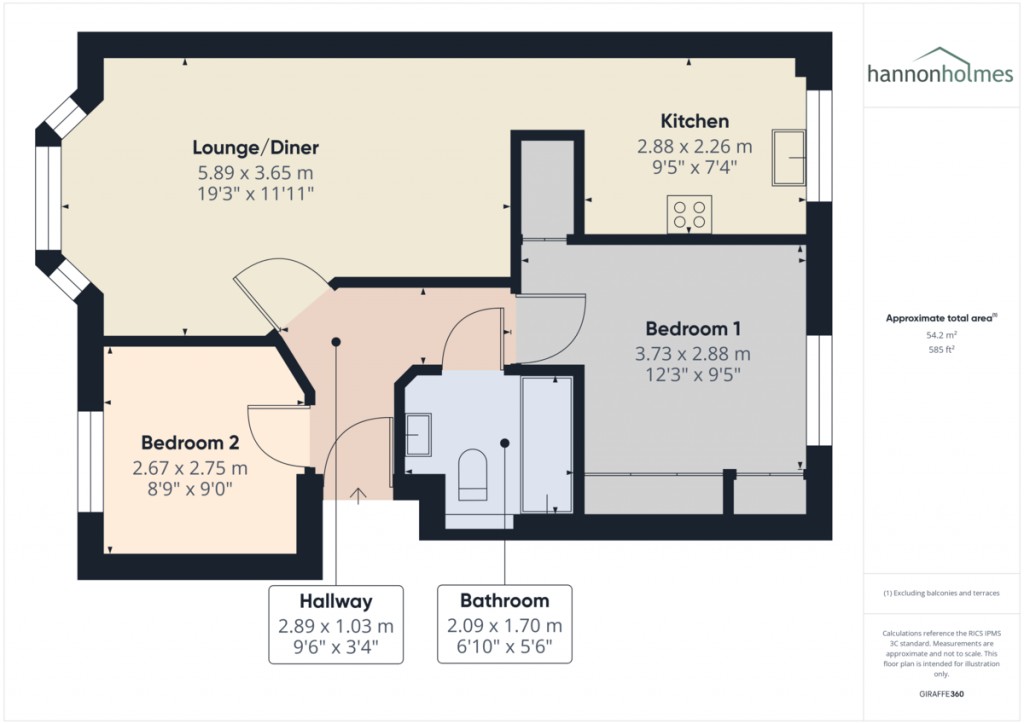 Floorplans For Sunningdale Court, Little Lever, Bolton