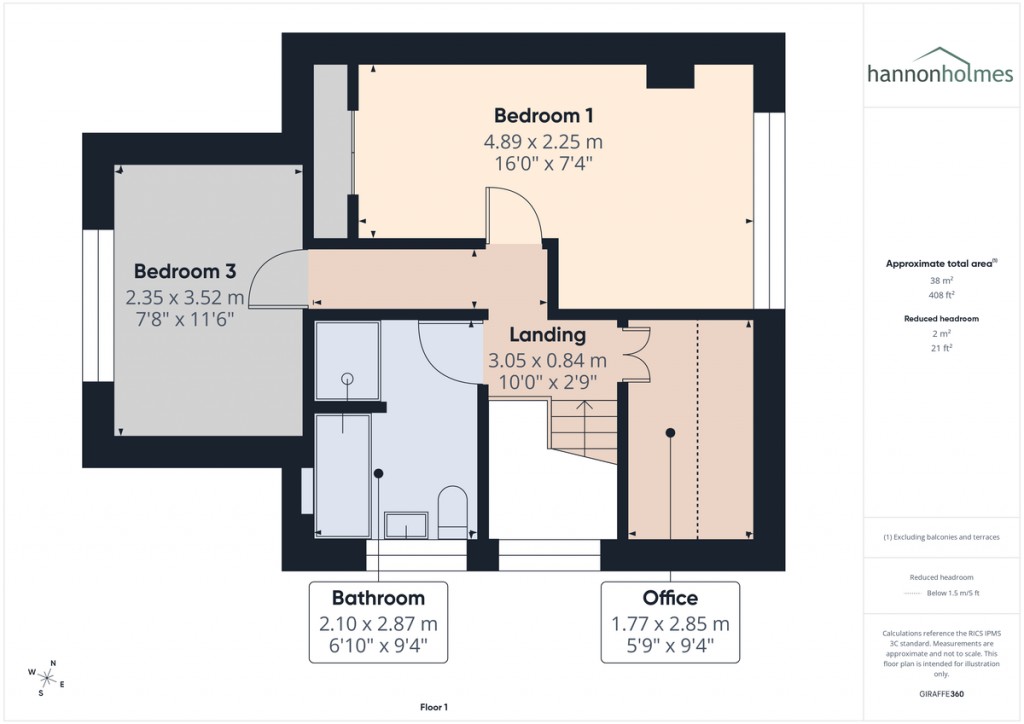 Floorplans For Redcar Road, Little Lever, Bolton