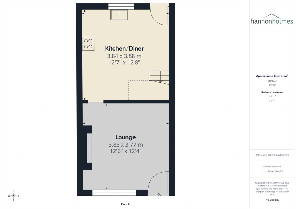 Floorplans For Vernon Street, Farnworth, Bolton