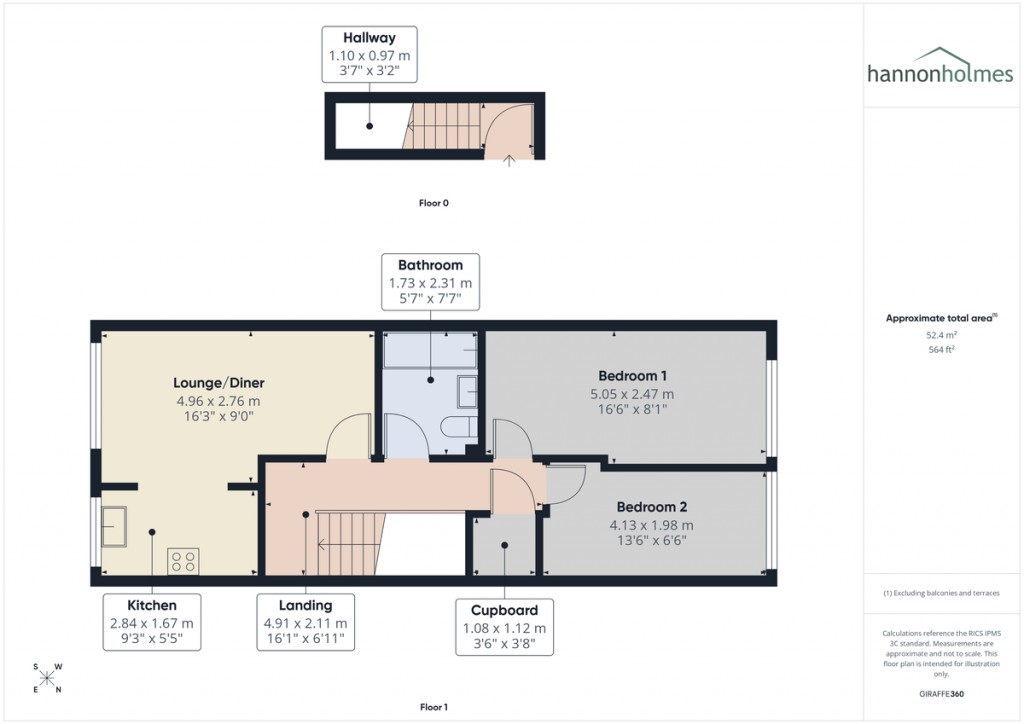 Floorplans For Heywood Street, Little Lever, Bolton