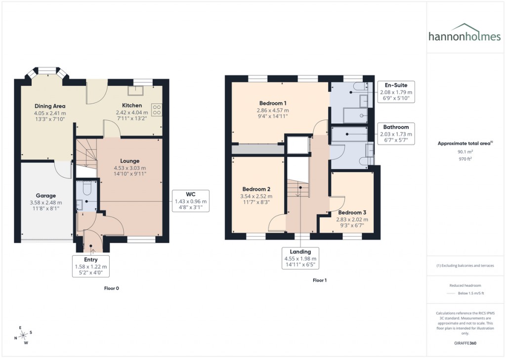 Floorplans For Lord Street, Little Lever, Bolton