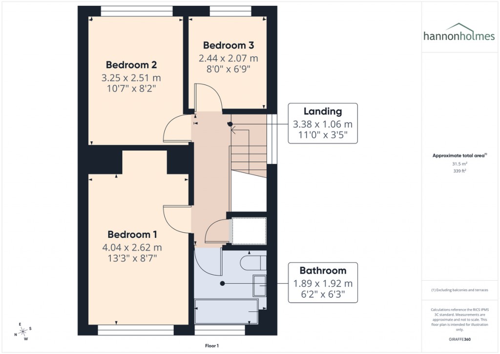Floorplans For Durham Close, Little Lever, Bolton