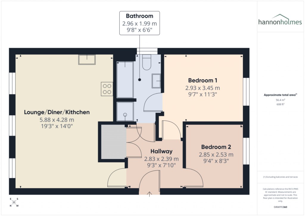 Floorplans For Selside Court, Radcliffe, Manchester