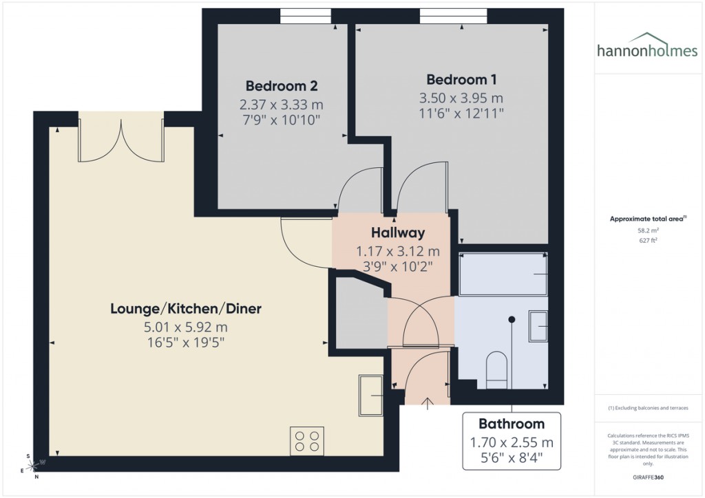 Floorplans For 1 Grosvenor Gardens, 513 Radcliffe Road