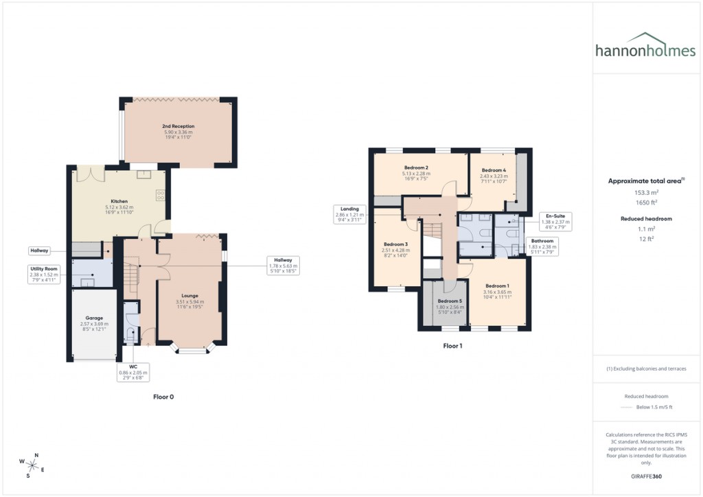 Floorplans For Kentsford Drive, Radcliffe, Manchester