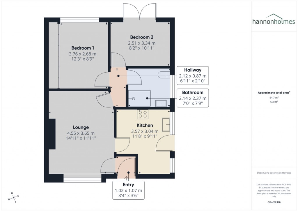 Floorplans For Martin Avenue, Little Lever, Bolton