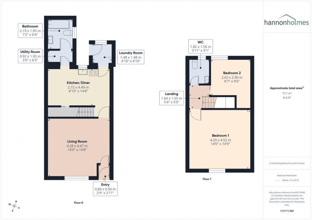 Floorplans For Church Street, Little Lever, Bolton