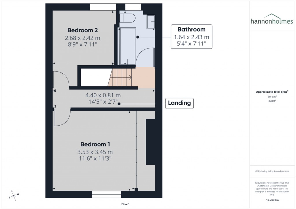 Floorplans For James Street, Little Lever, Bolton