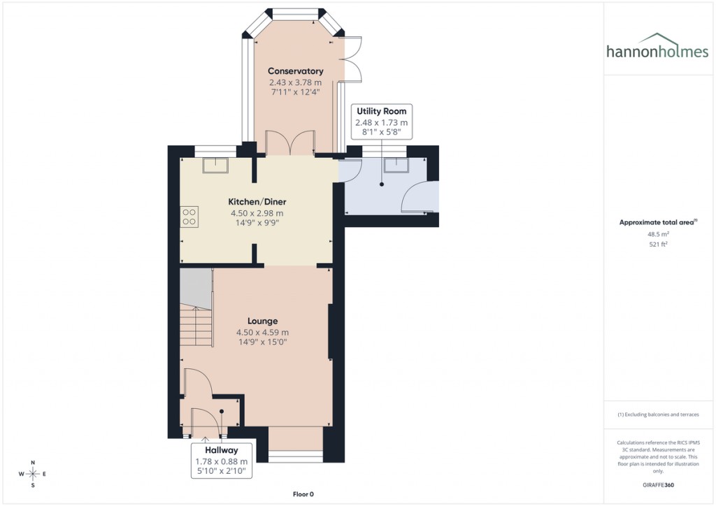 Floorplans For Burghley Drive, Radcliffe, Manchester