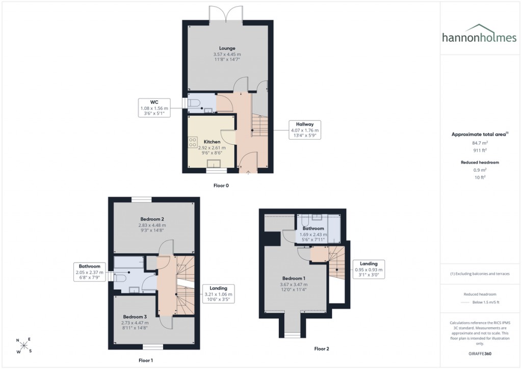 Floorplans For Lever Street, Little Lever, Bolton
