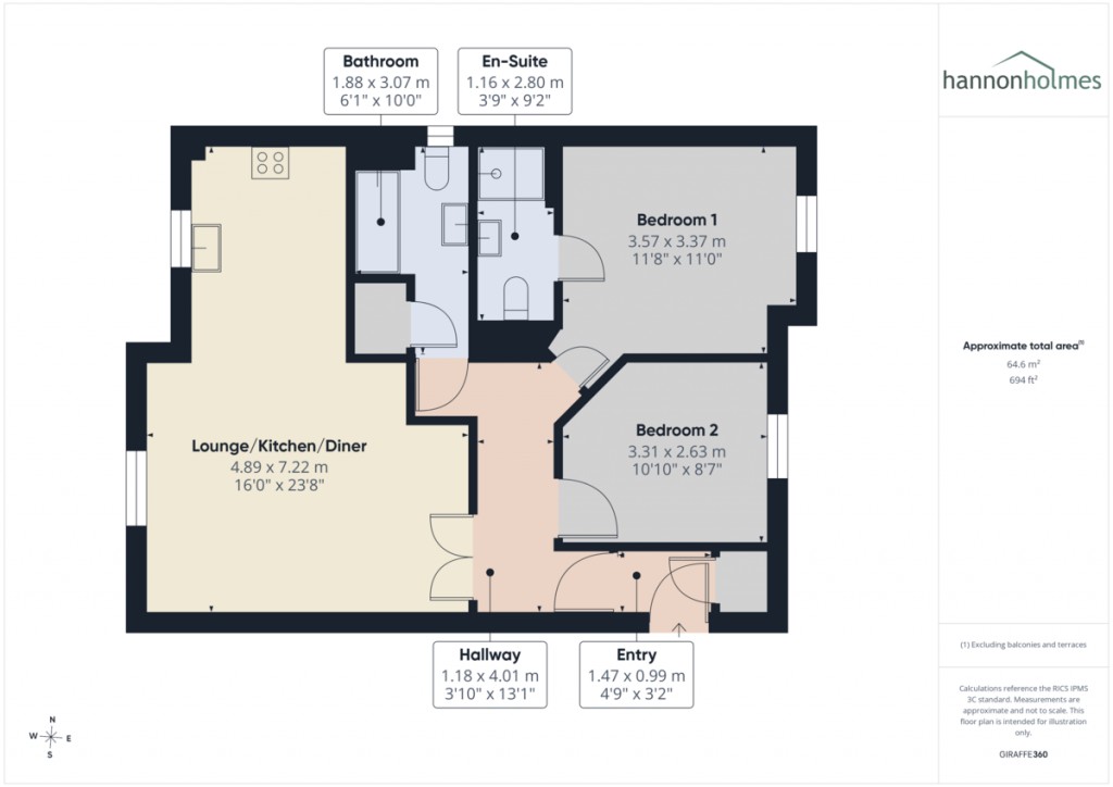 Floorplans For Hardy Close, Dukinfield