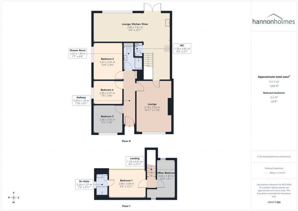Floorplans For Hayward Avenue, Little Lever, Bolton