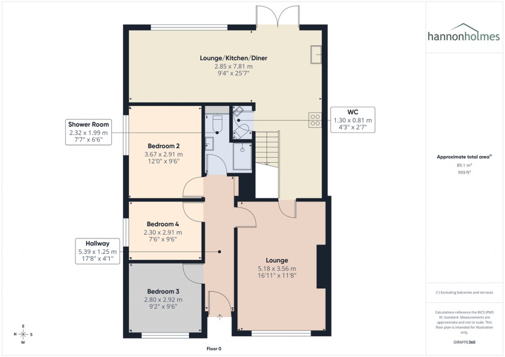 Floorplans For Hayward Avenue, Little Lever, Bolton