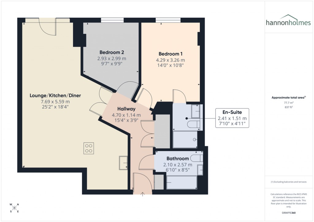 Floorplans For The Quays, Salford