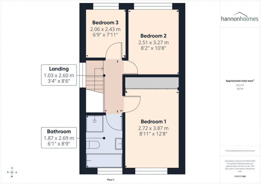 Floorplans For Durham Close, Little Lever, Bolton