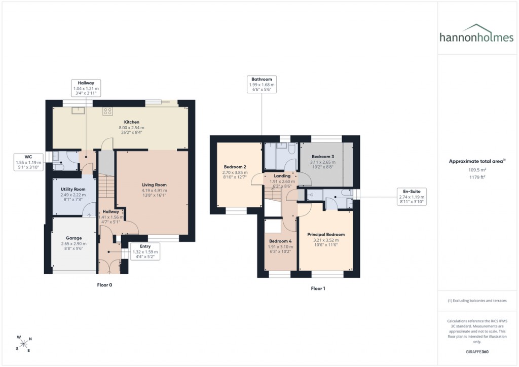 Floorplans For Chiswick Drive, Radcliffe, Manchester