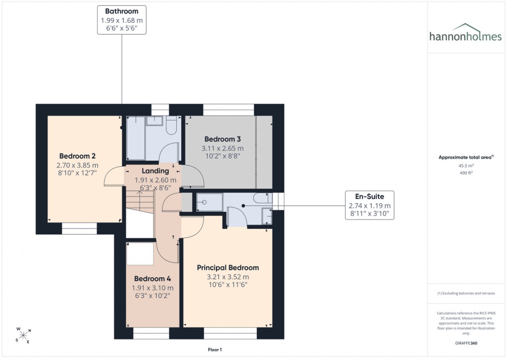 Floorplans For Chiswick Drive, Radcliffe, Manchester