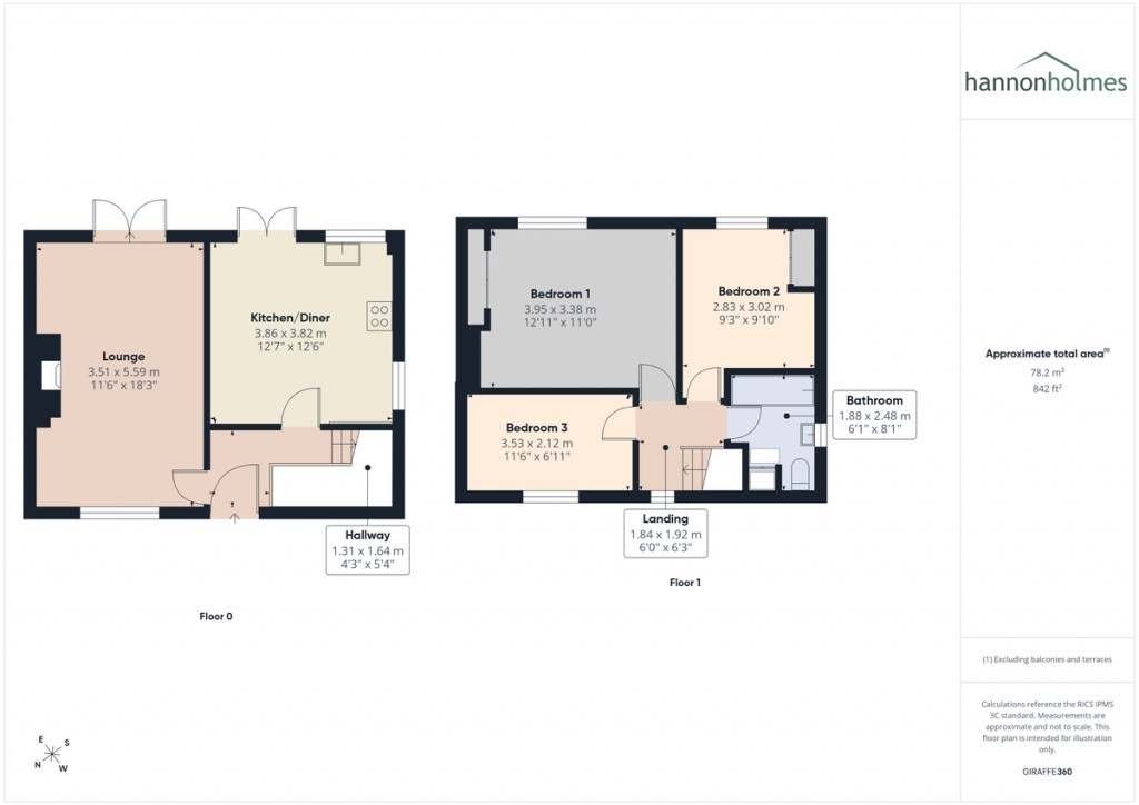 Floorplans For Heywood Street, Little Lever, Bolton