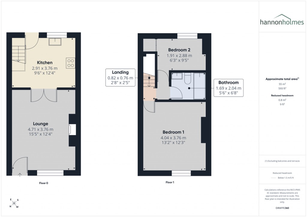 Floorplans For Horsa Street, Bolton