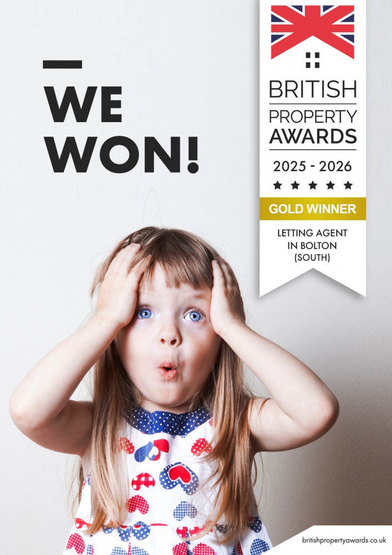 Gold Winner Letting Agent in Bolton 2025-2026 